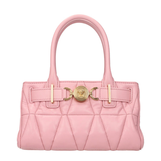 Pink Leather Handbag