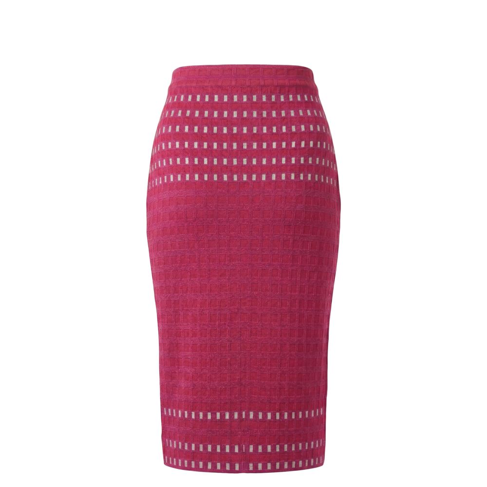 Purple Silk Women Skirt