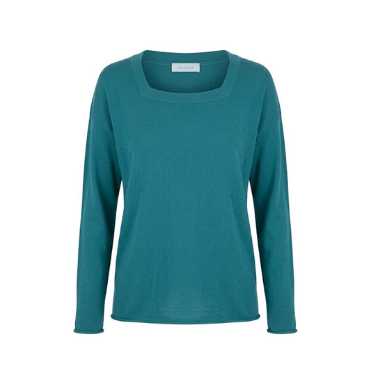 Blue Cotton Women's Sweater
