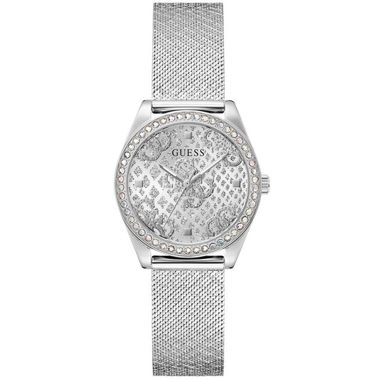 Gray Stainless Steel Dress Watch