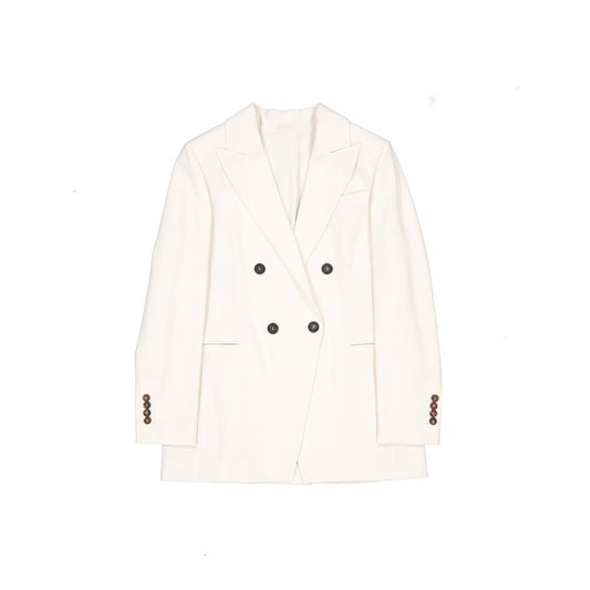White Virgin Wool Blazer
