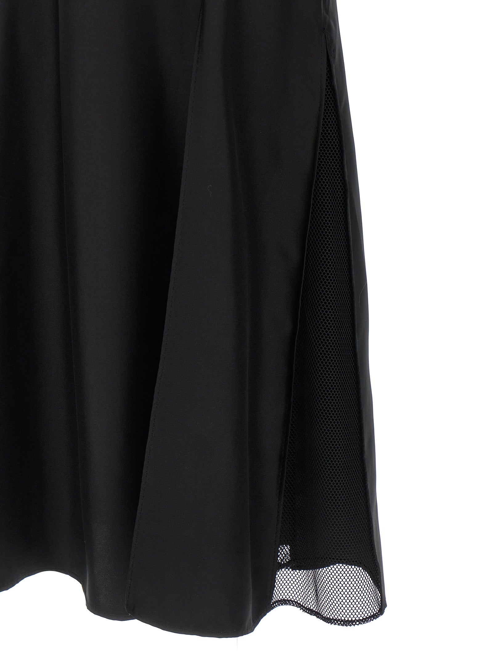 Black Silk Midi Dress