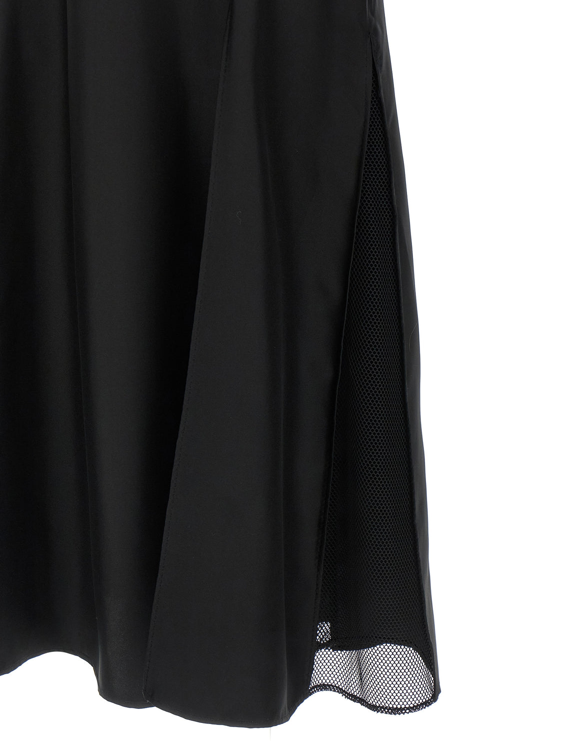 Black Silk Midi Dress