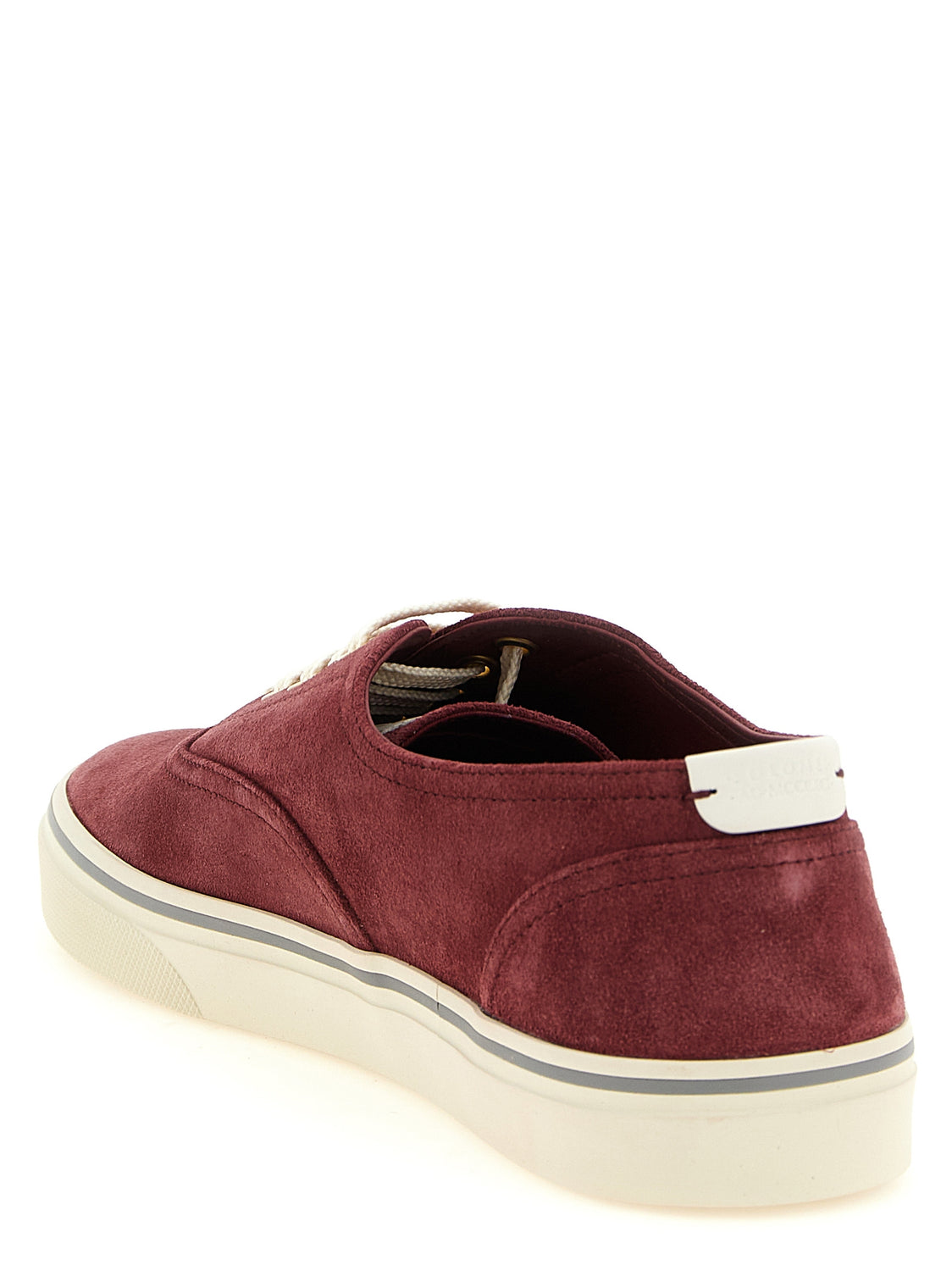 Bordeaux Calfskin Low Top Sneakers