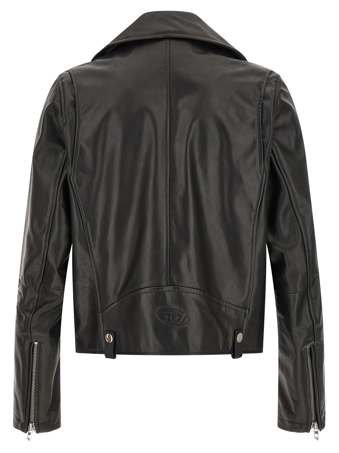 Black Cowhide Leather Jacket
