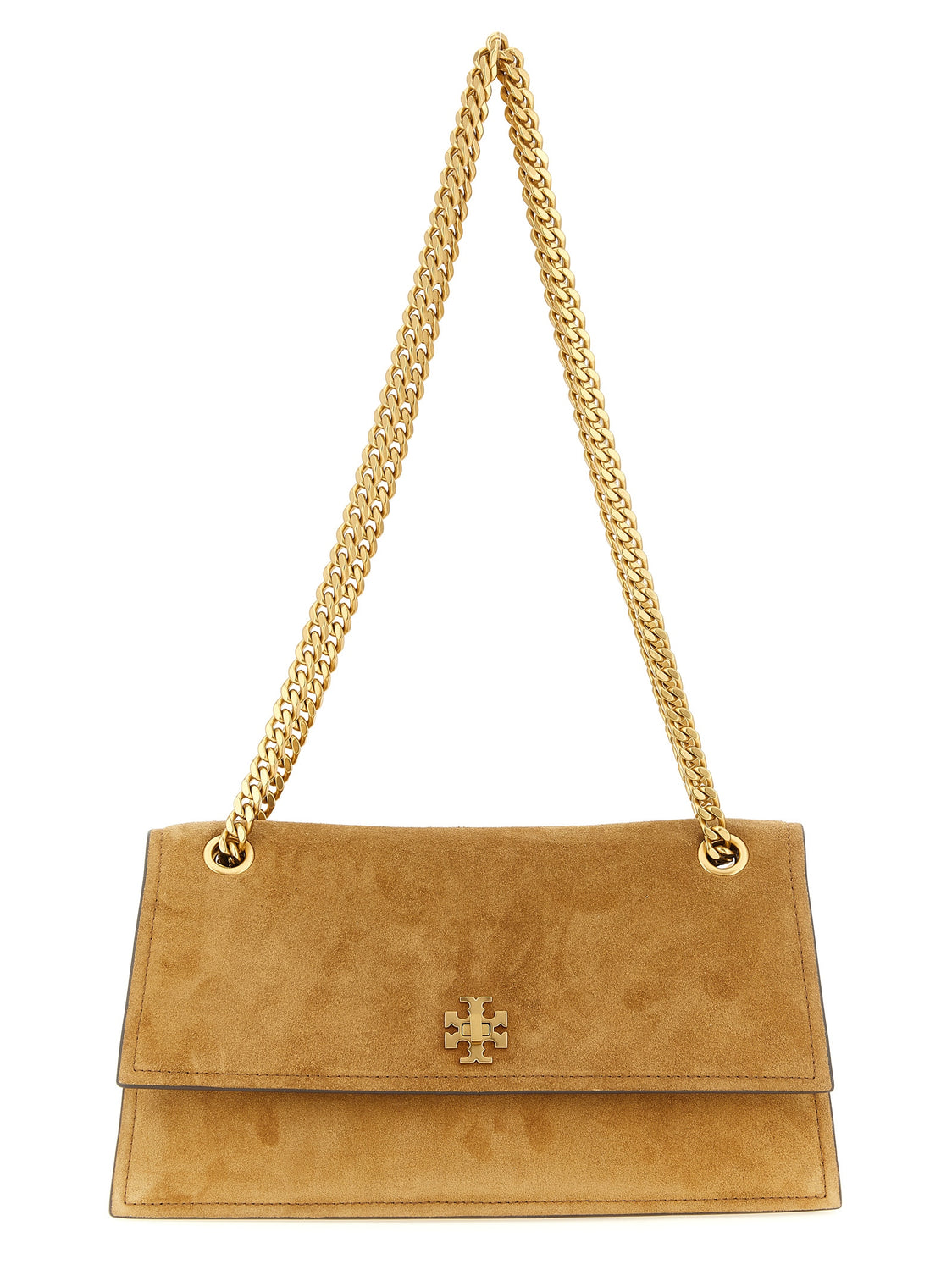Brown Calfskin Shoulder Bag