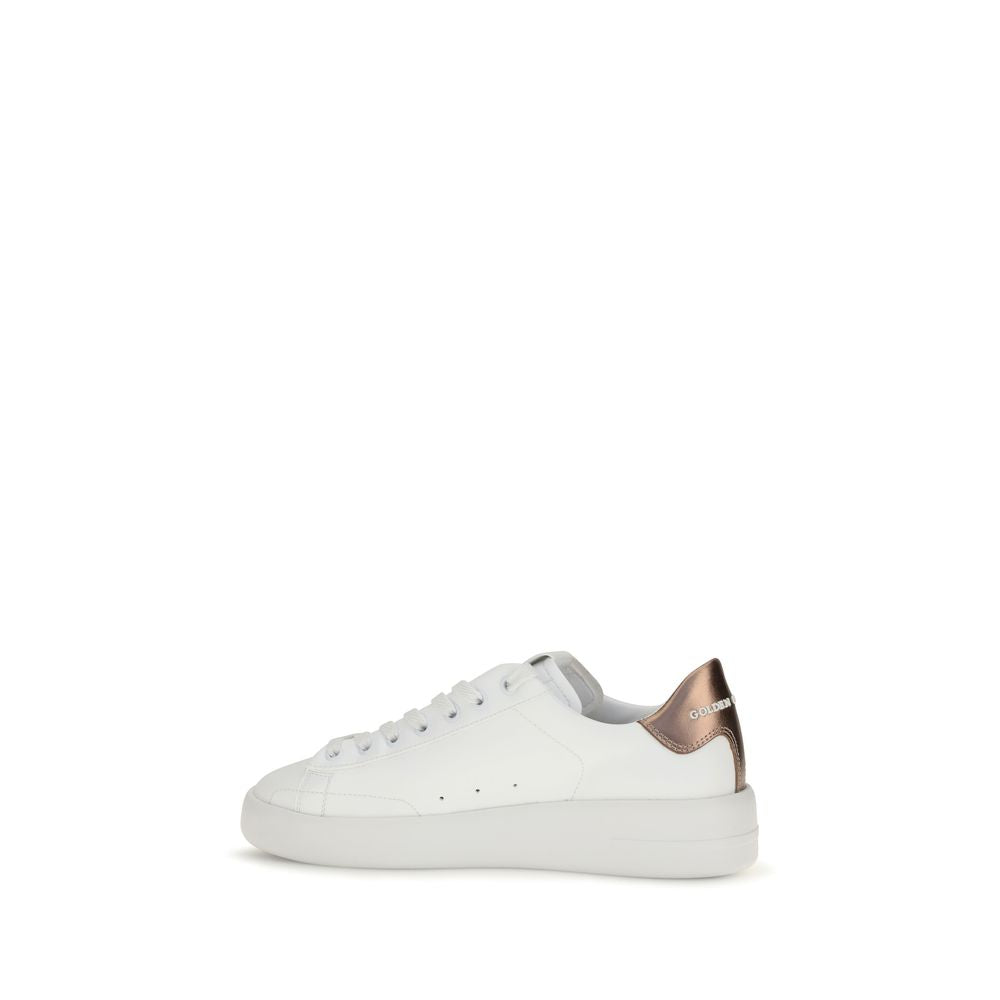 White Calf Leather Bos Taurus Low Top Sneakers