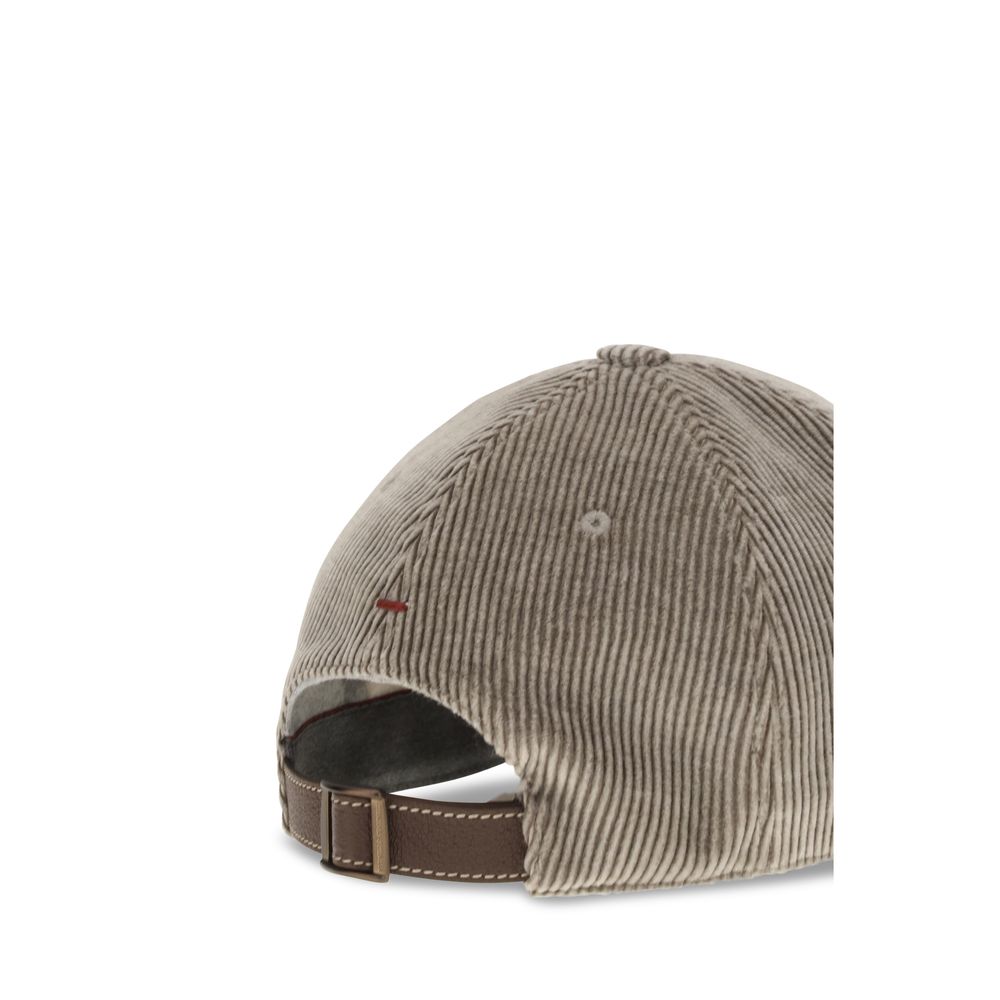 Beige Cotton Cap (Baseball Hat)
