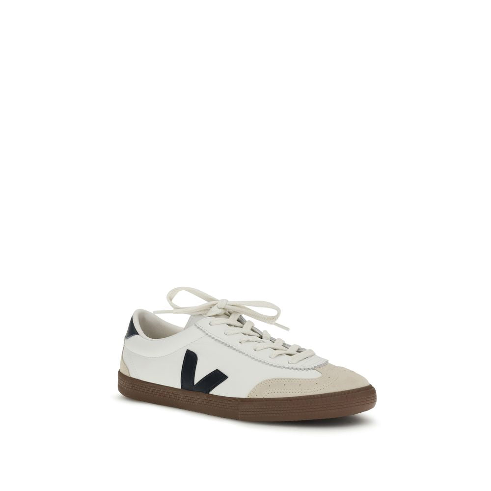 White Calf Leather Bos Taurus Athletic Sneakers
