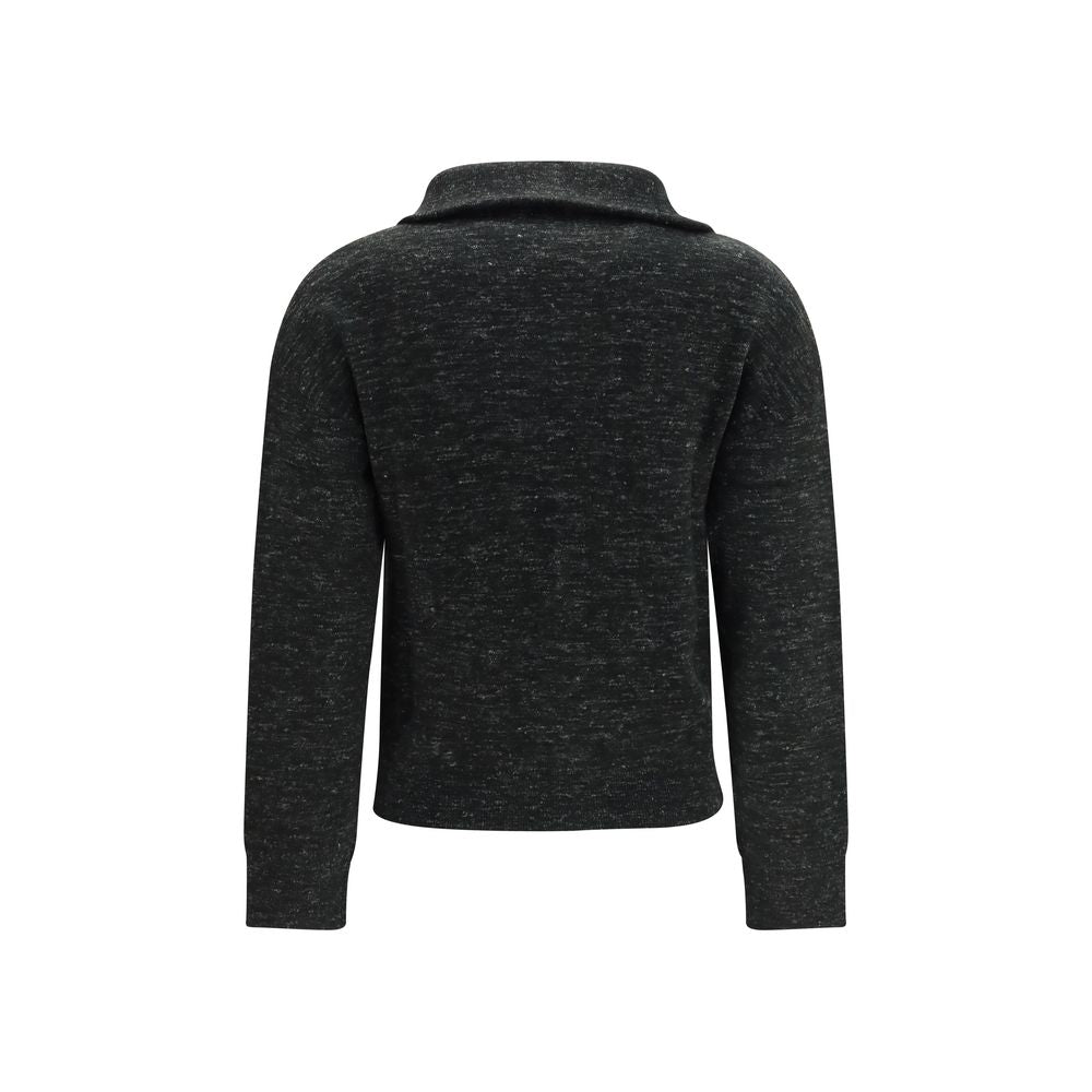 Black Viscose Sweatshirt