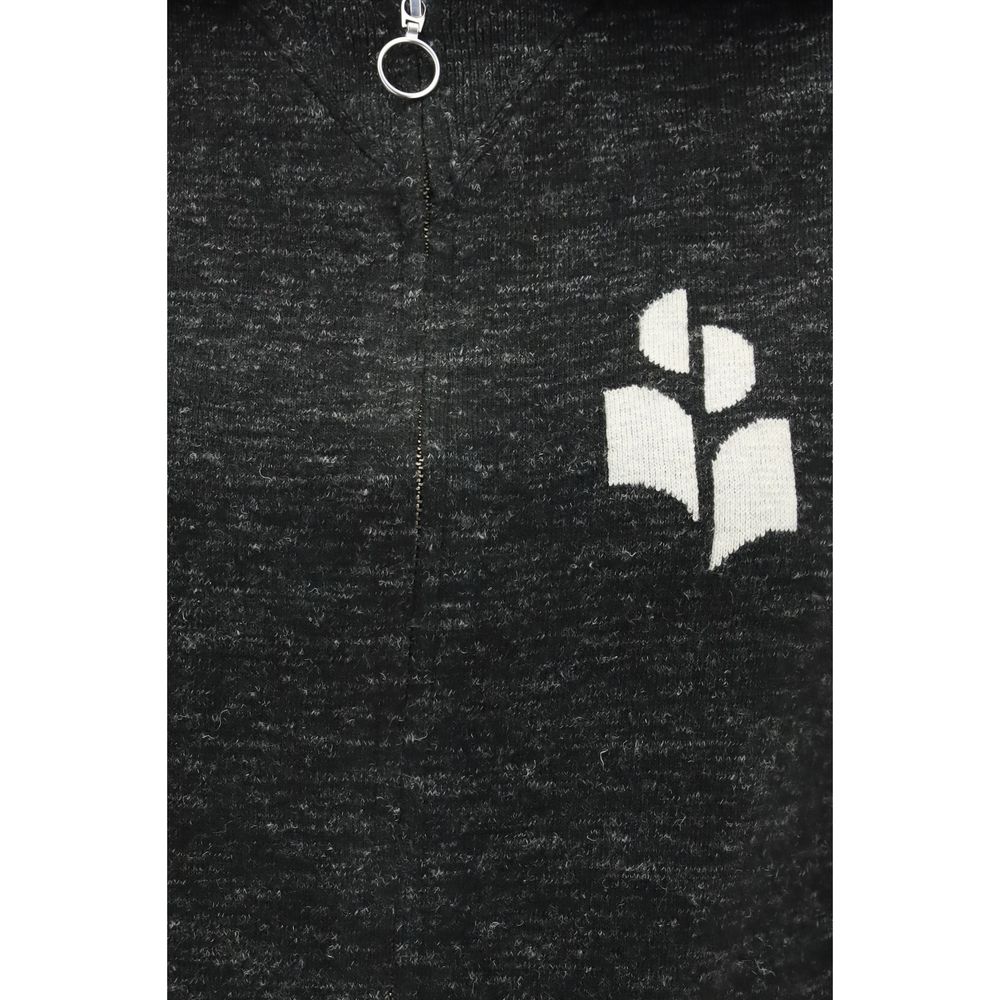 Black Viscose Sweatshirt