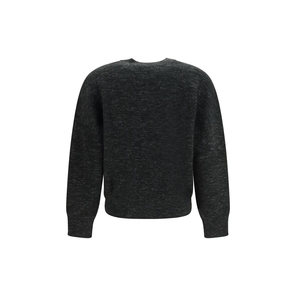 Black Cotton Sweatshirt
