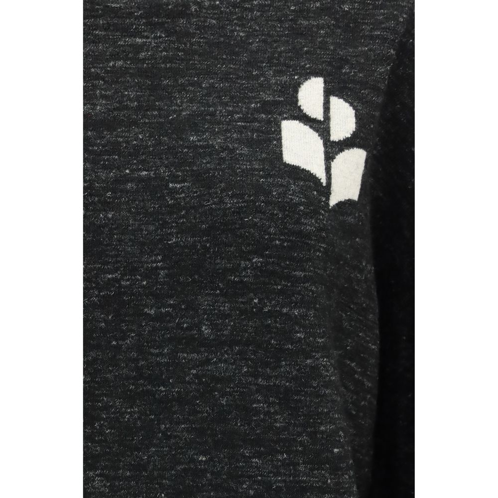 Black Cotton Sweatshirt