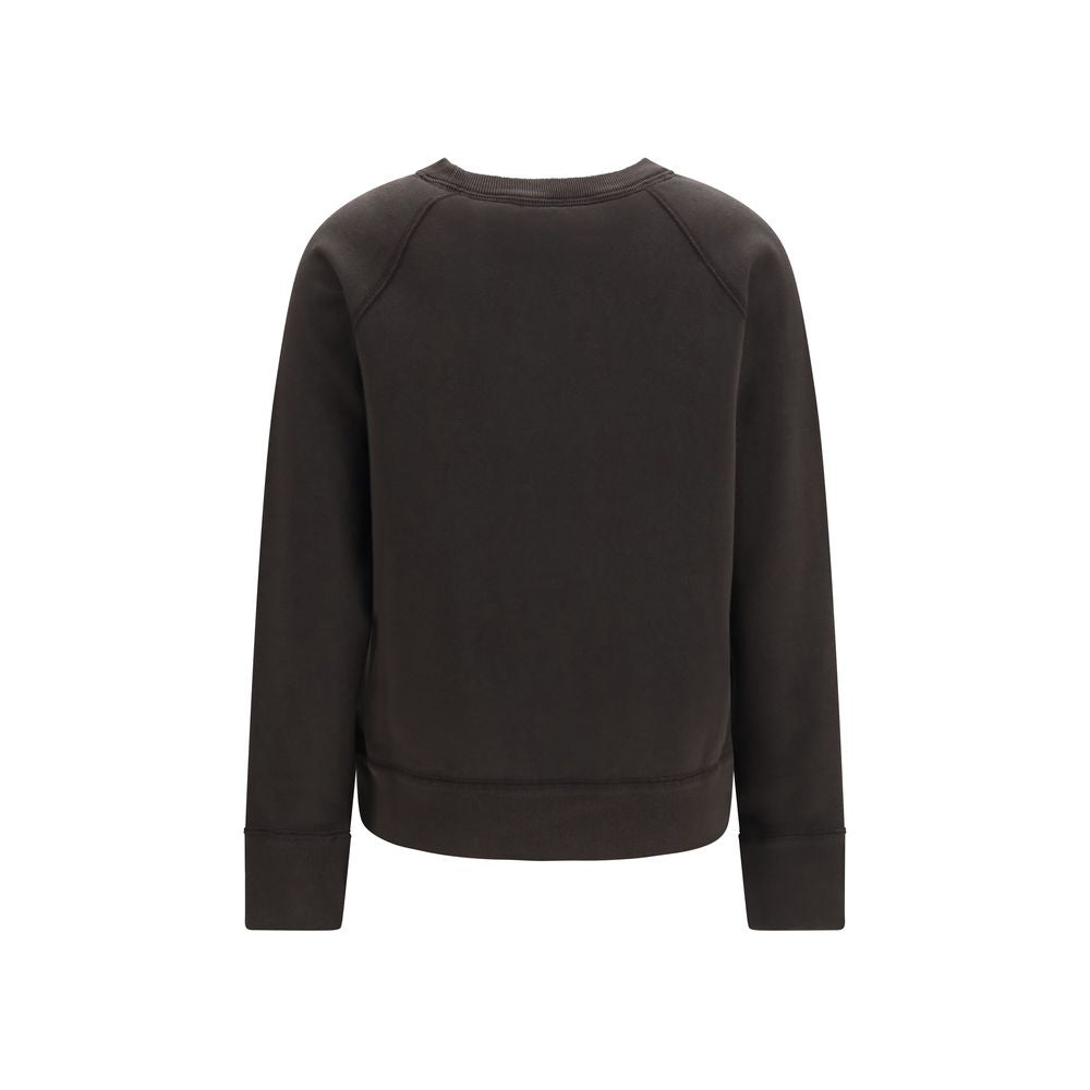 Black Cotton Sweatshirt