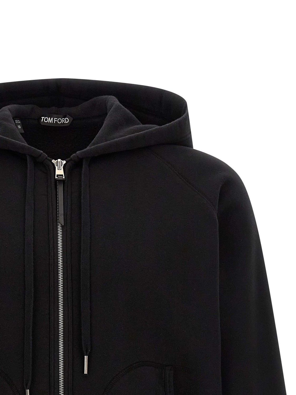 Black Cotton Sweatshirt