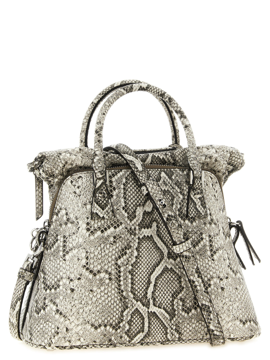 Gray Goatskin Shoulder Bag