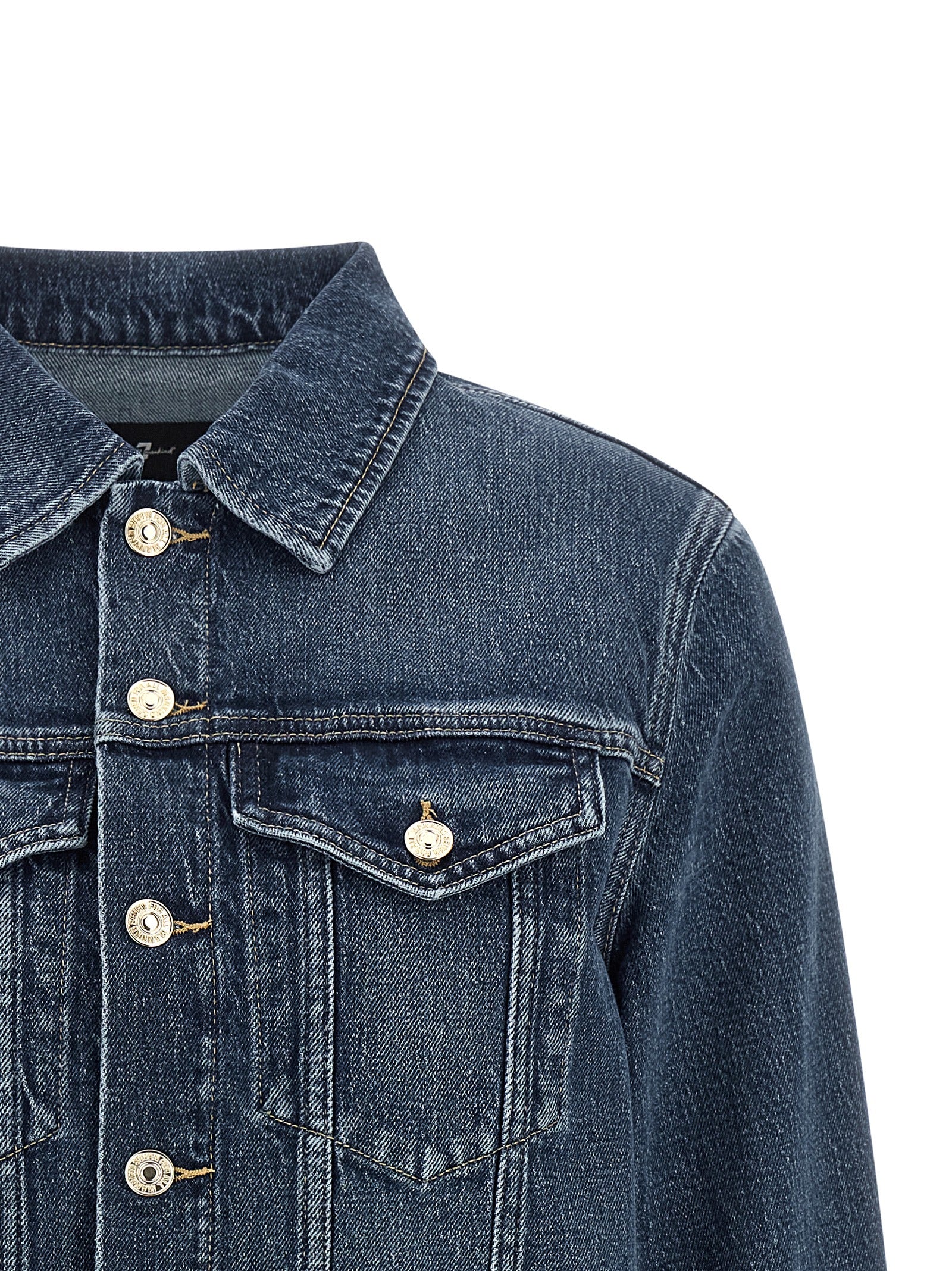 Blue Cotton Denim Jacket