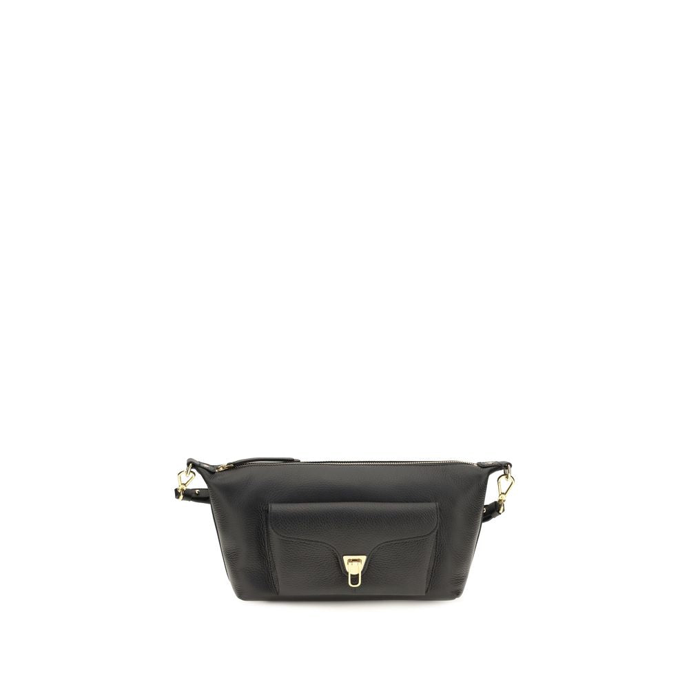 Black Calf Leather Bos Taurus Shoulder Bag
