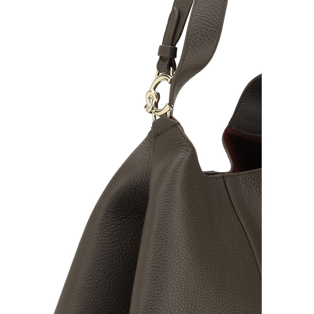 Brown Calf Leather Bos Taurus Shoulder Bag