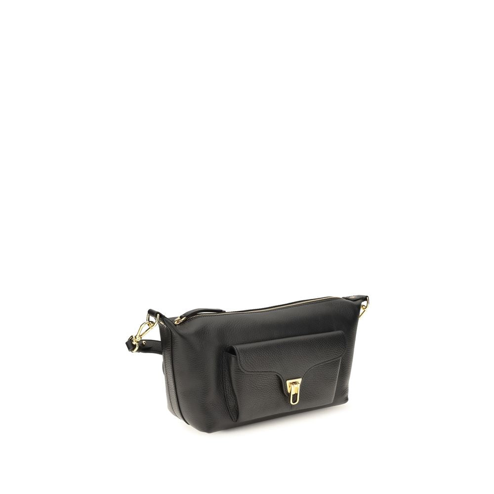 Black Calf Leather Bos Taurus Shoulder Bag
