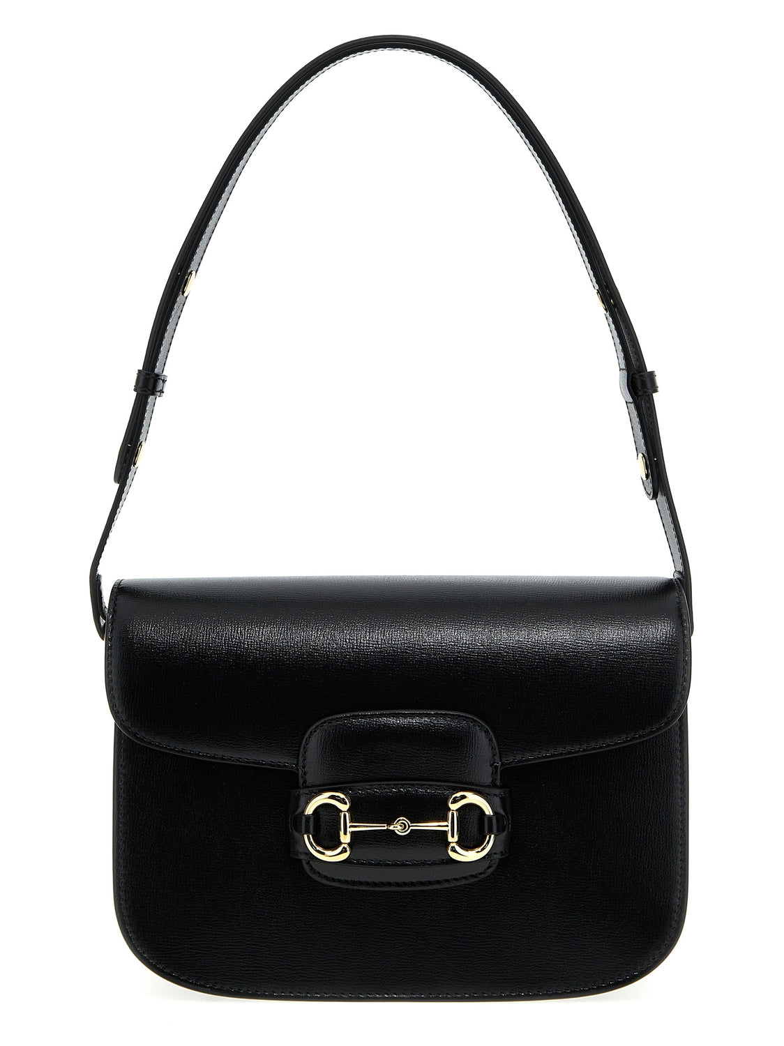 Black Leather Shoulder Bag