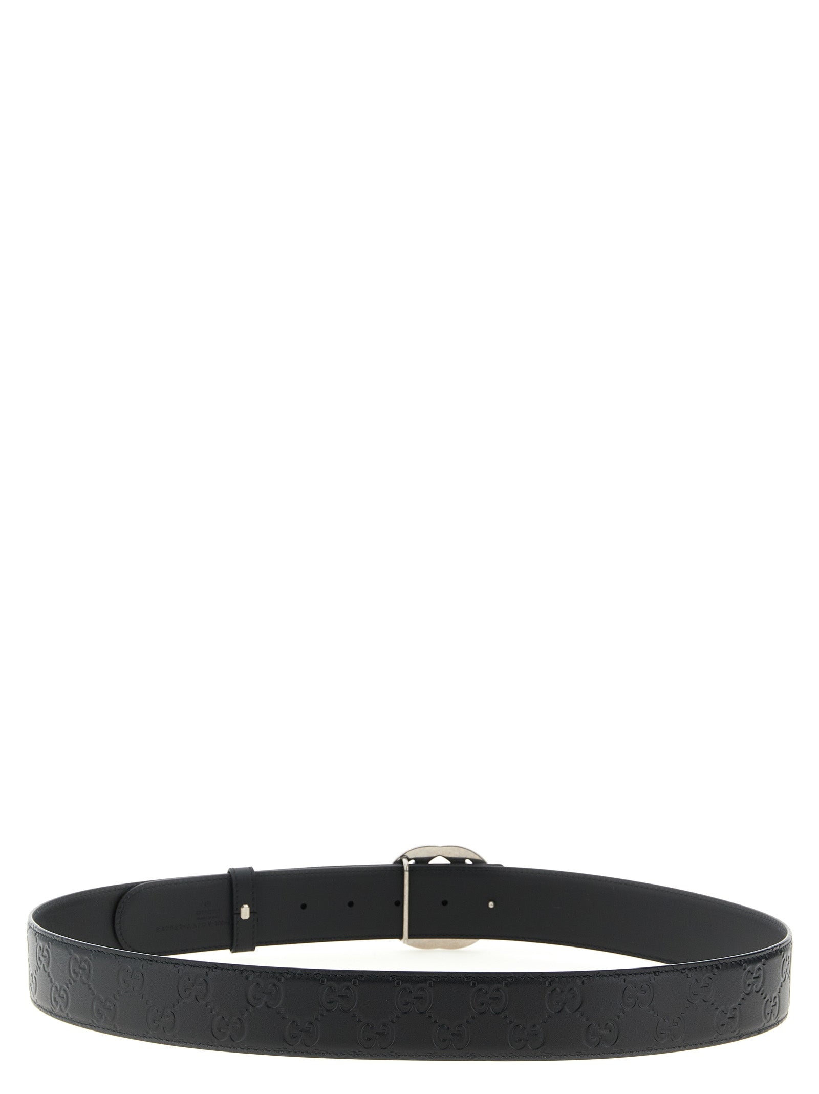 Black Calfskin Regular Belt