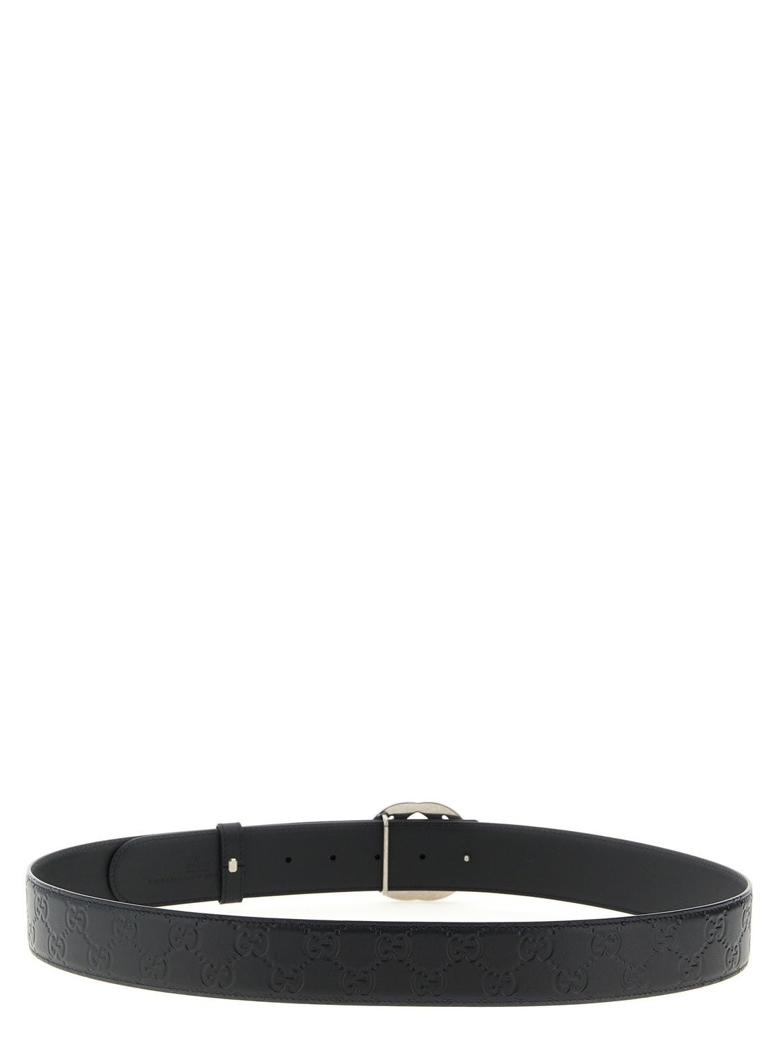 Black Calfskin Regular Belt