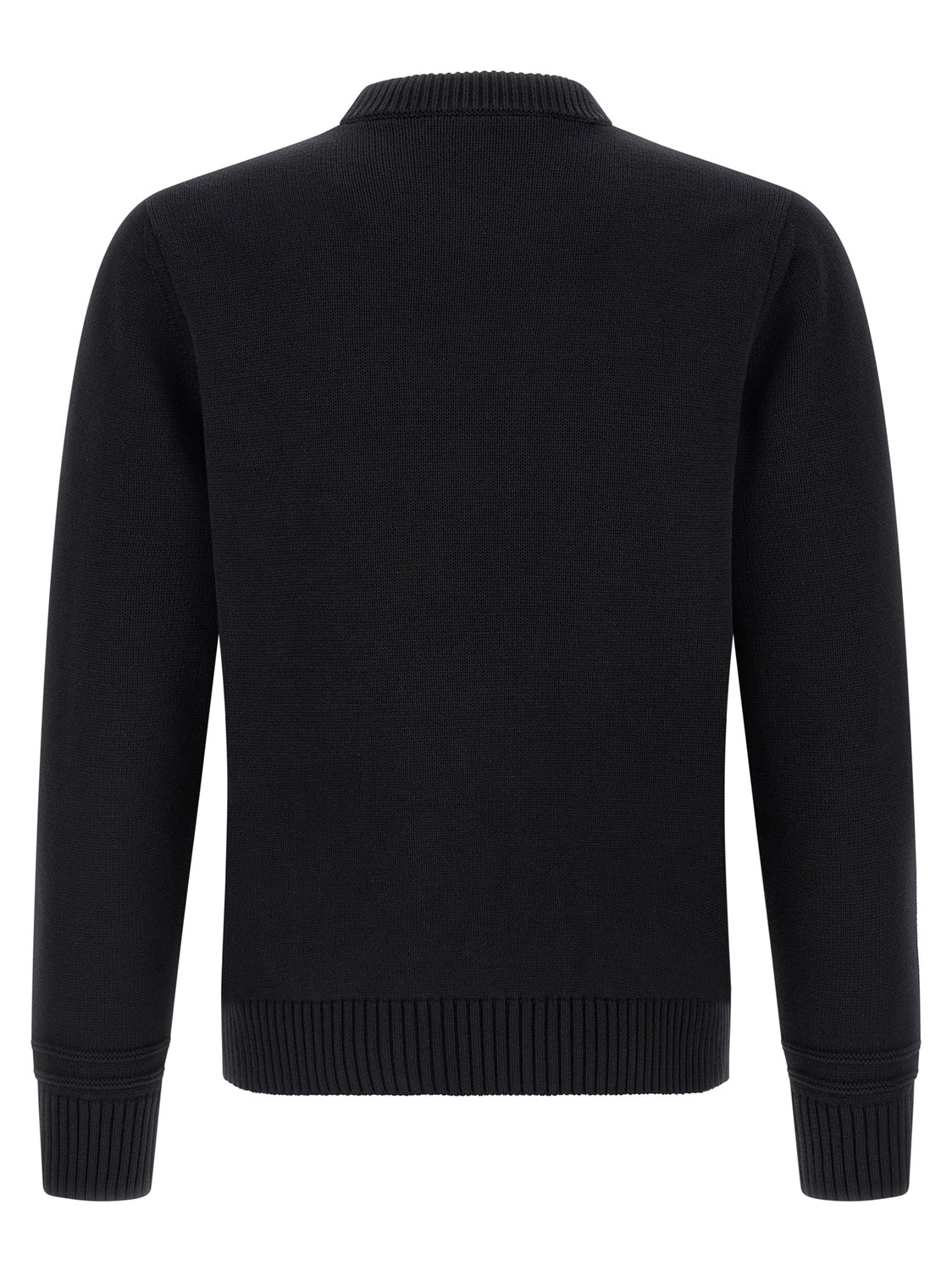 Black Cotton Cardigan