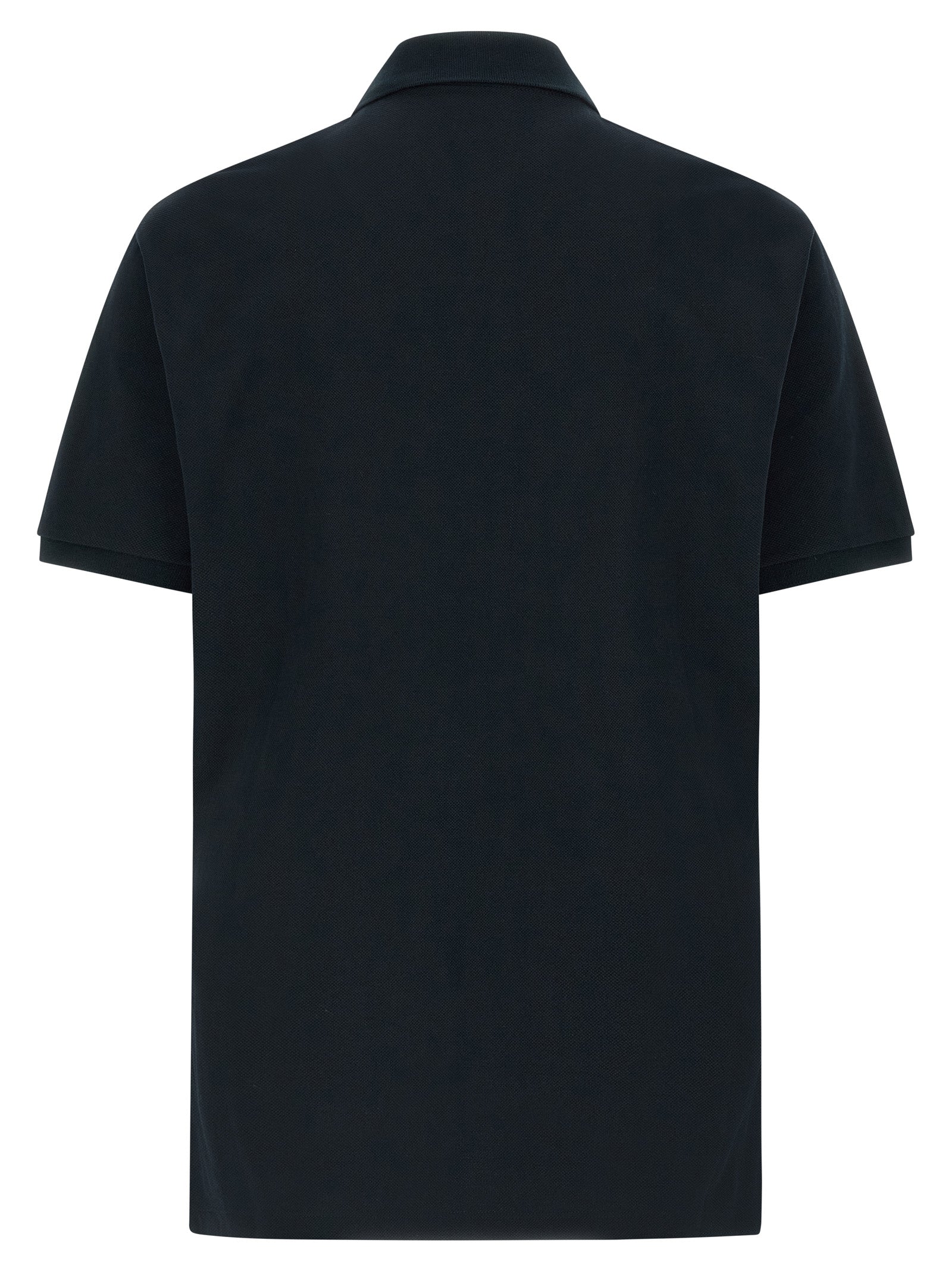 Blue Cotton Polo Shirt