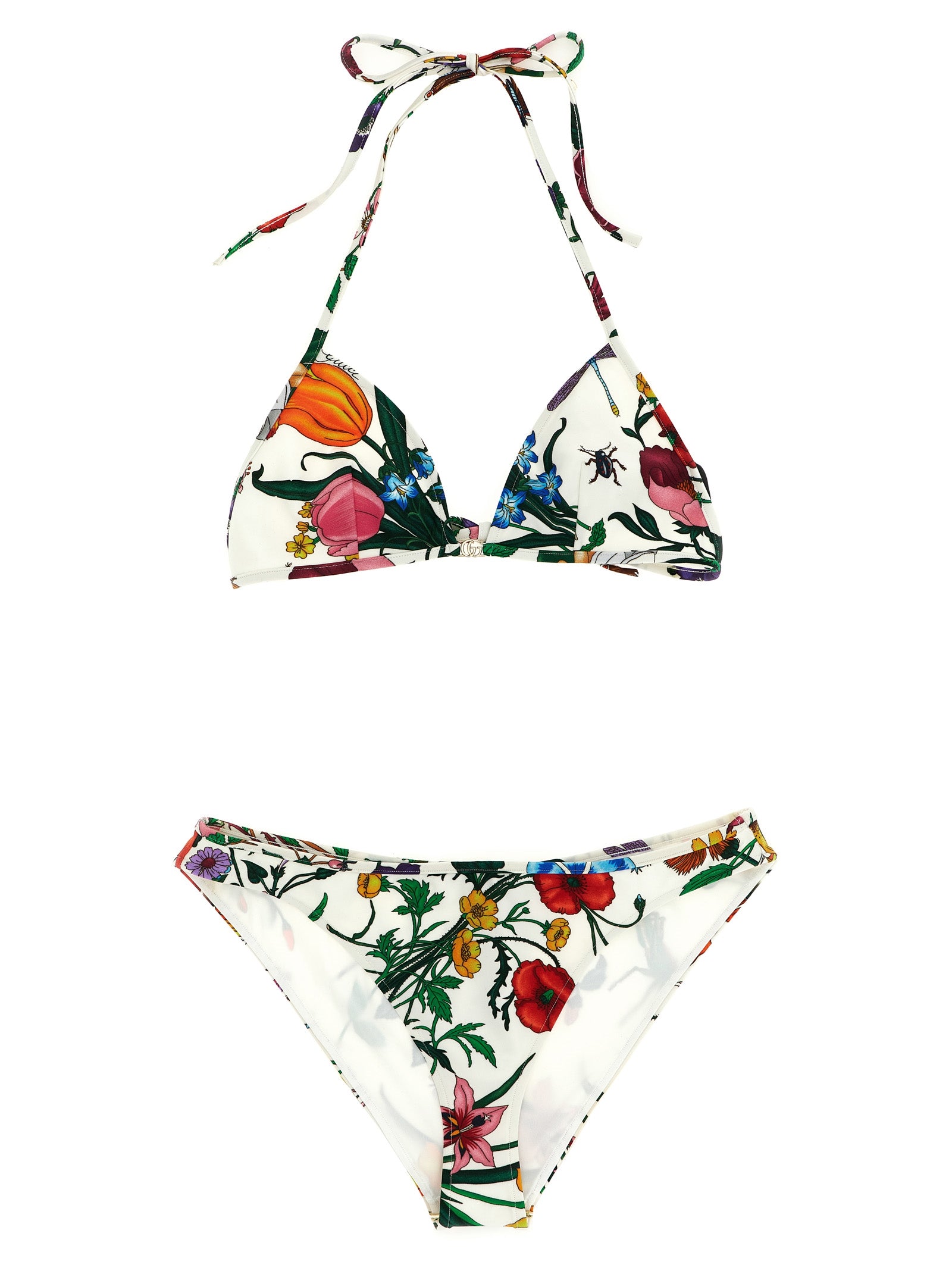 White Polyamide Bikini
