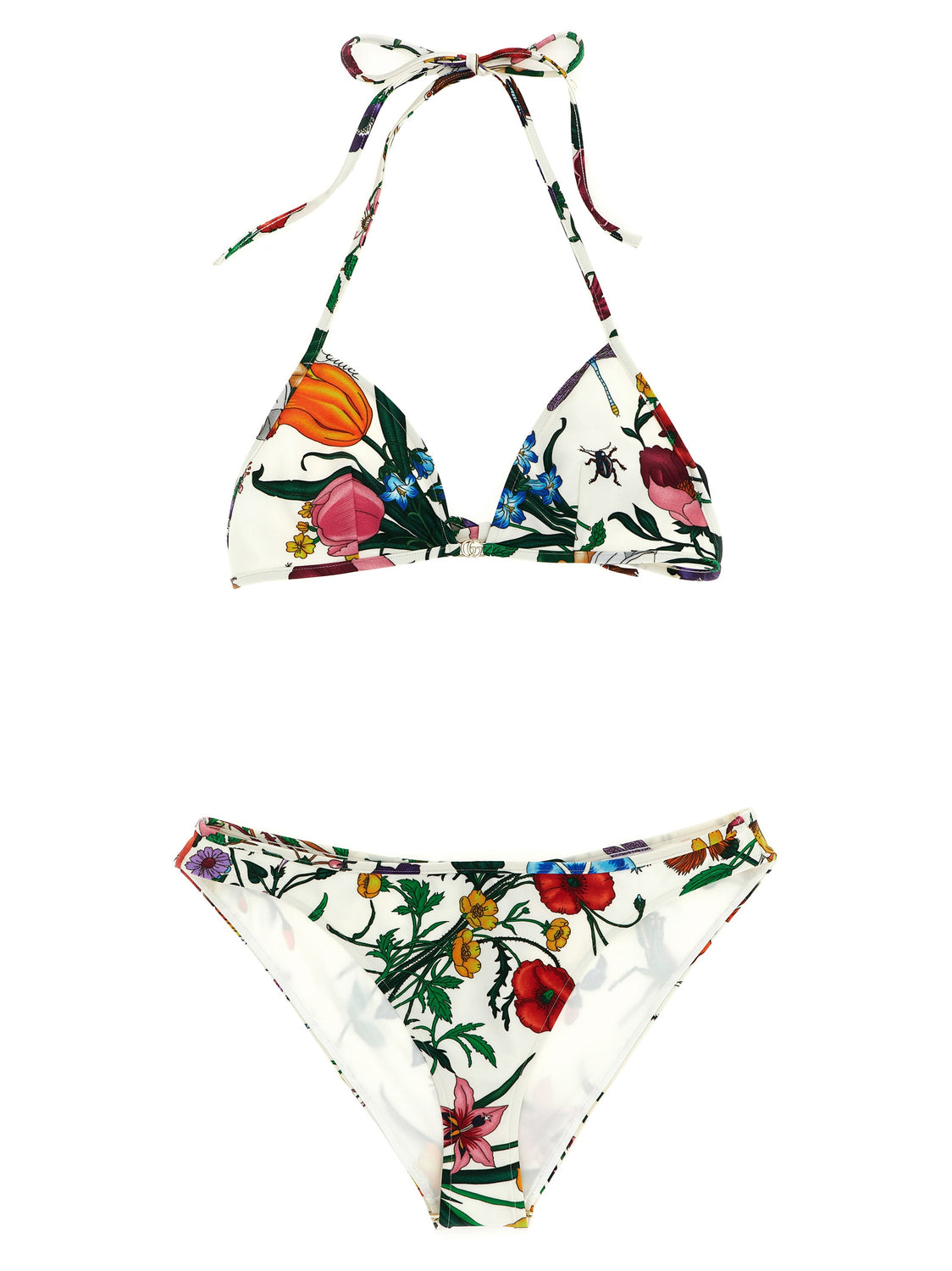 White Polyamide Bikini