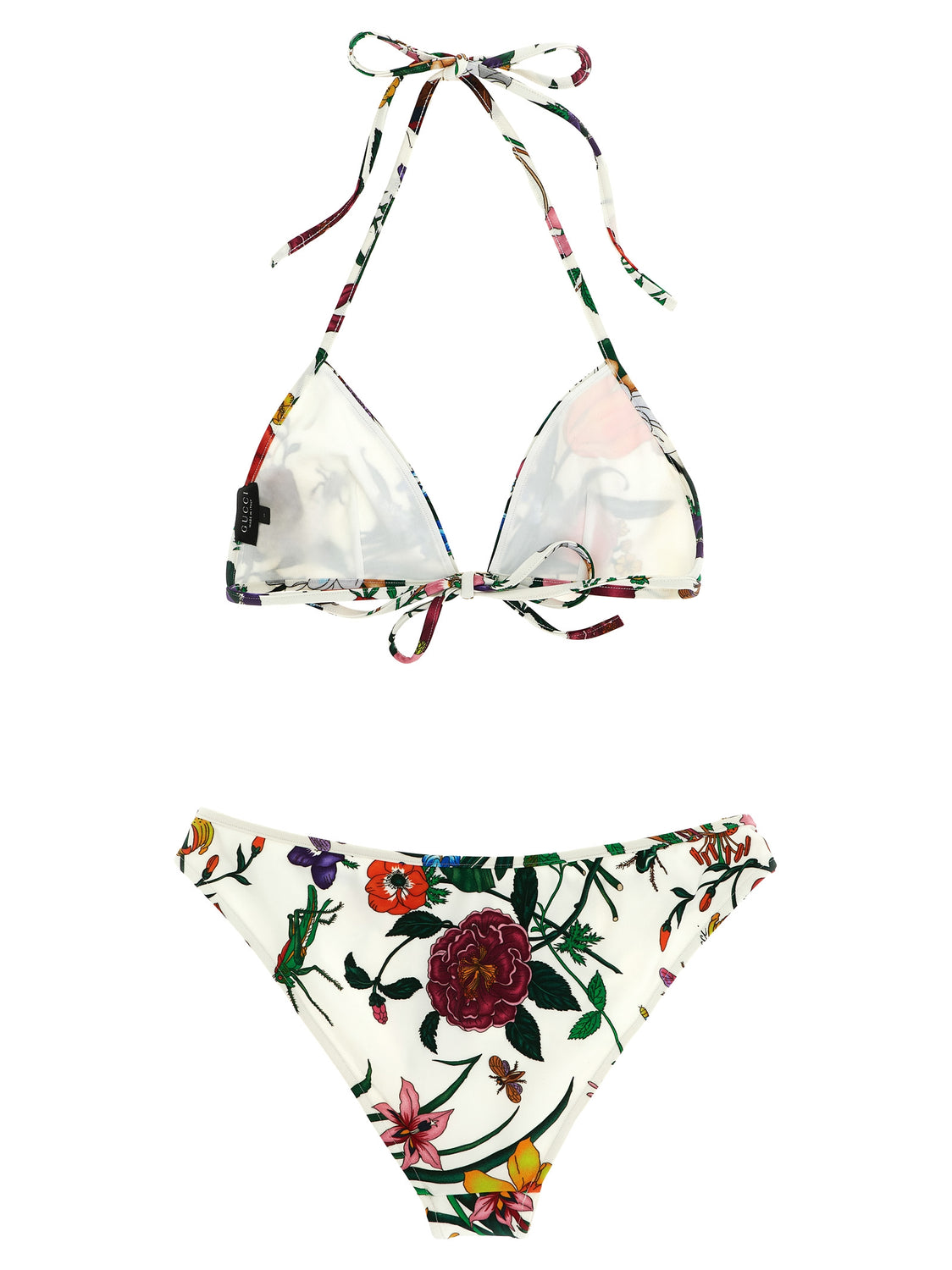 White Polyamide Bikini