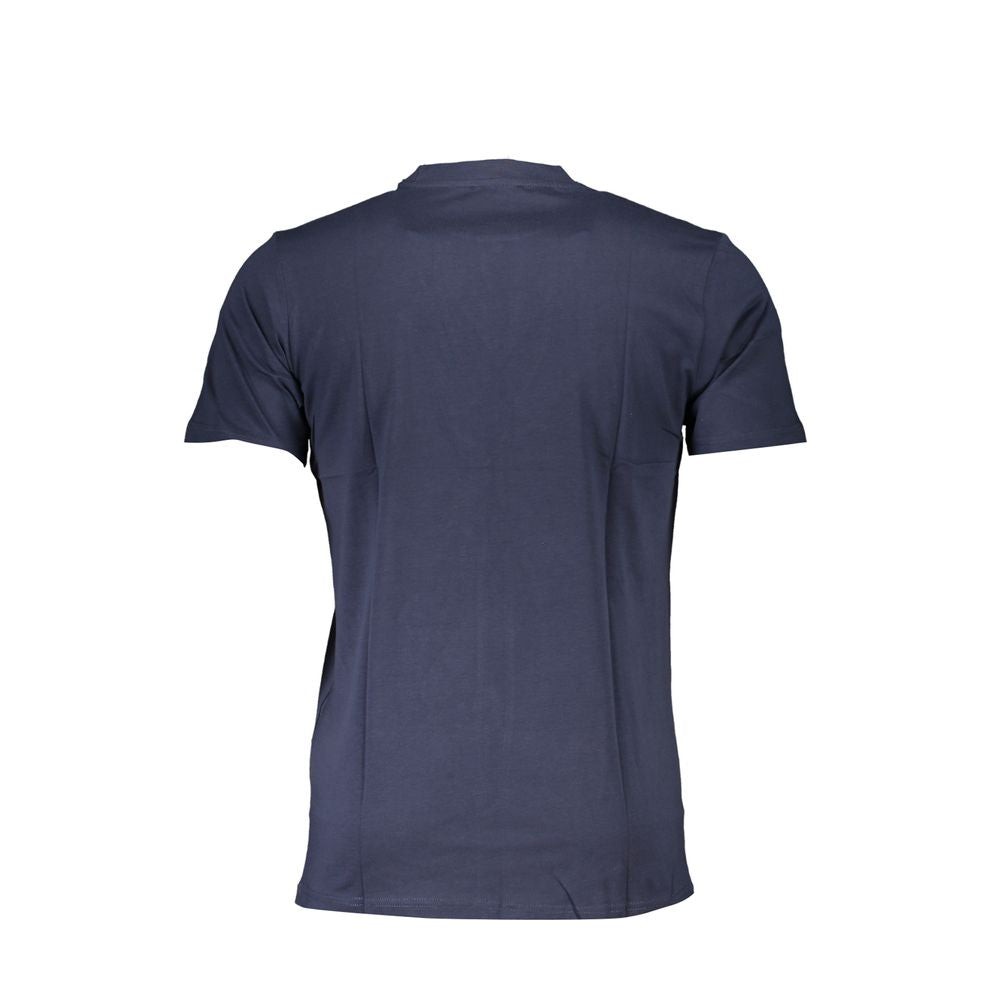 Blue Cotton Men's T-Shirt