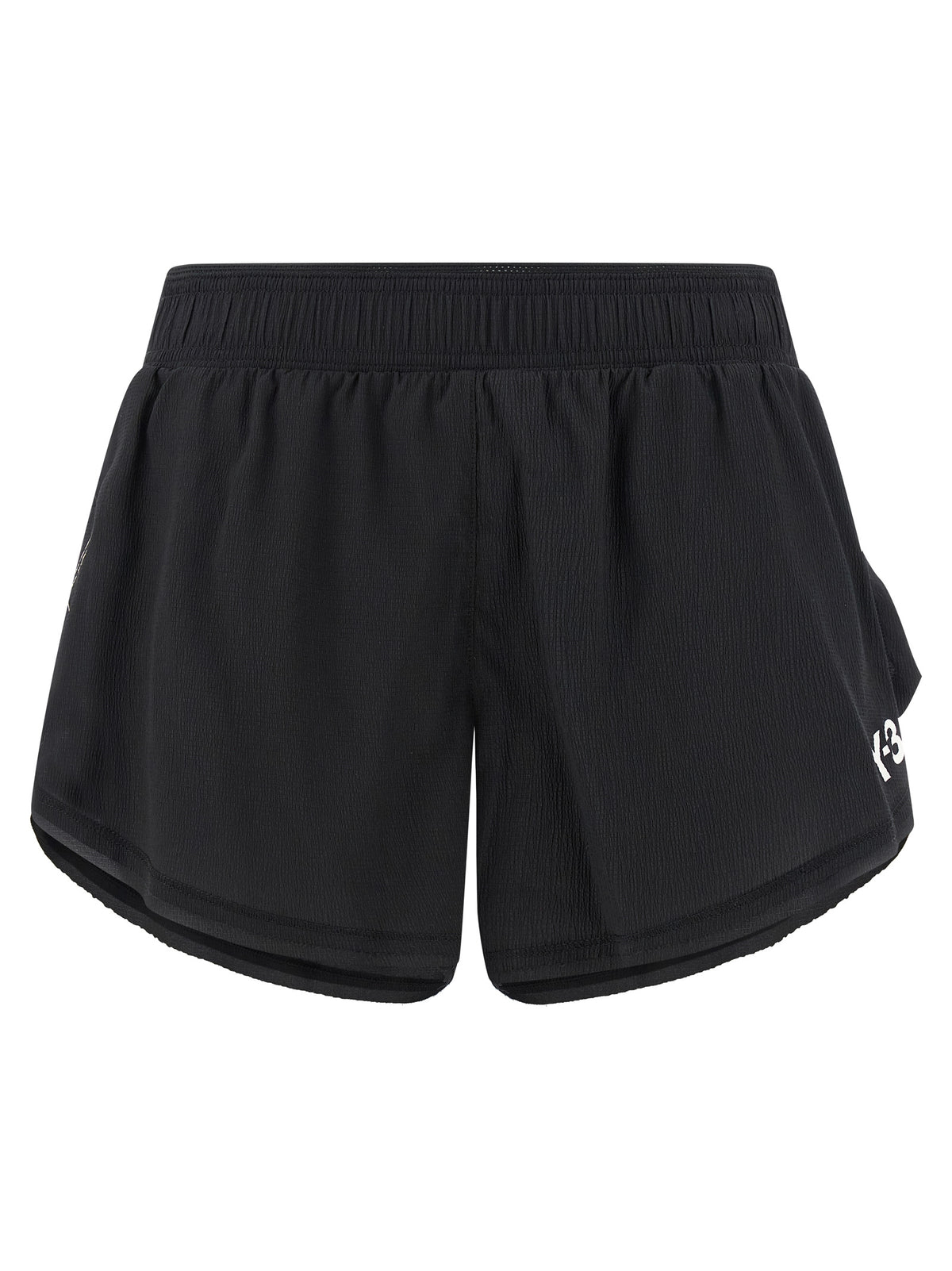 Black Polyamide Bermuda Shorts