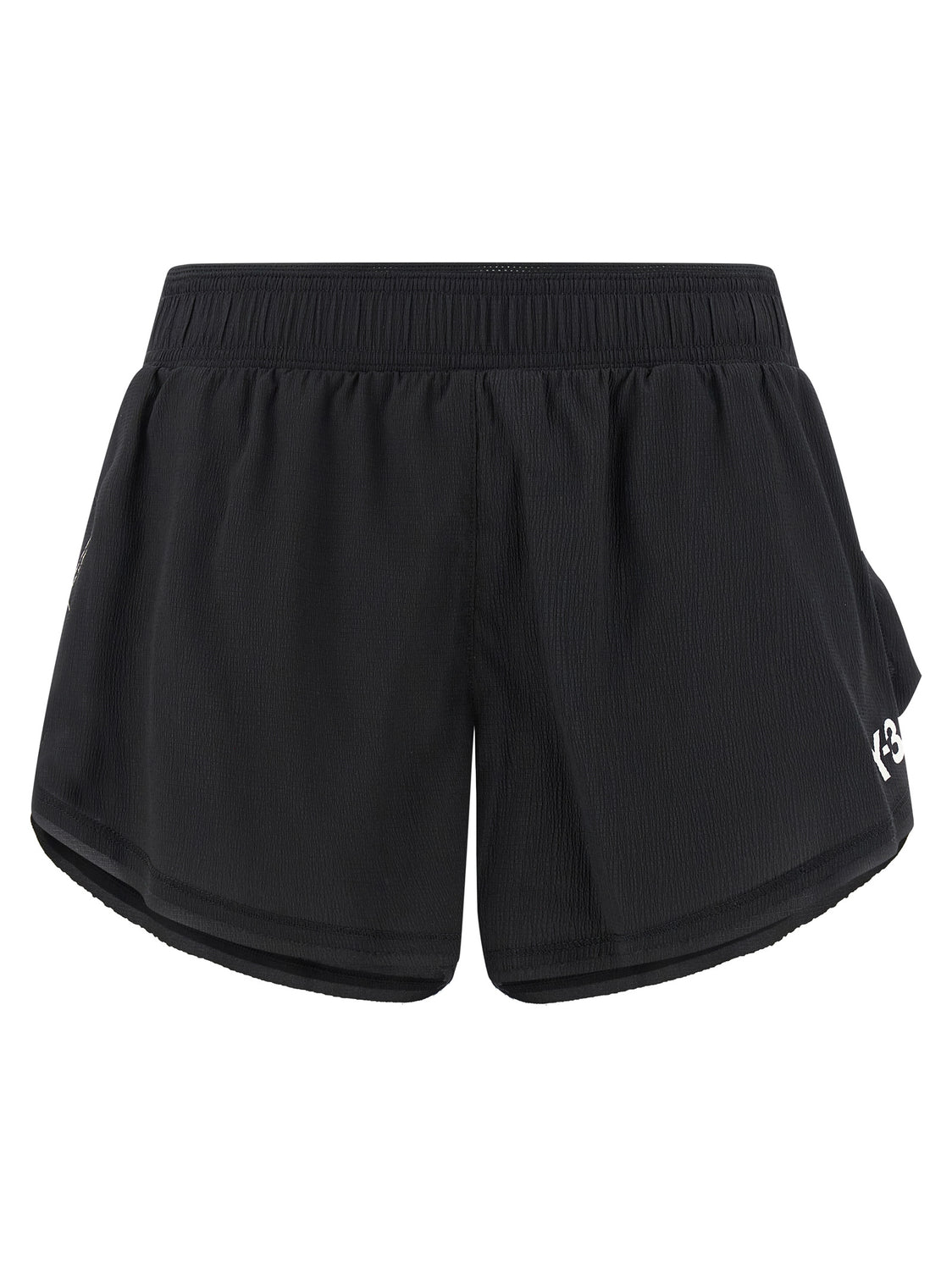 Black Polyamide Bermuda Shorts