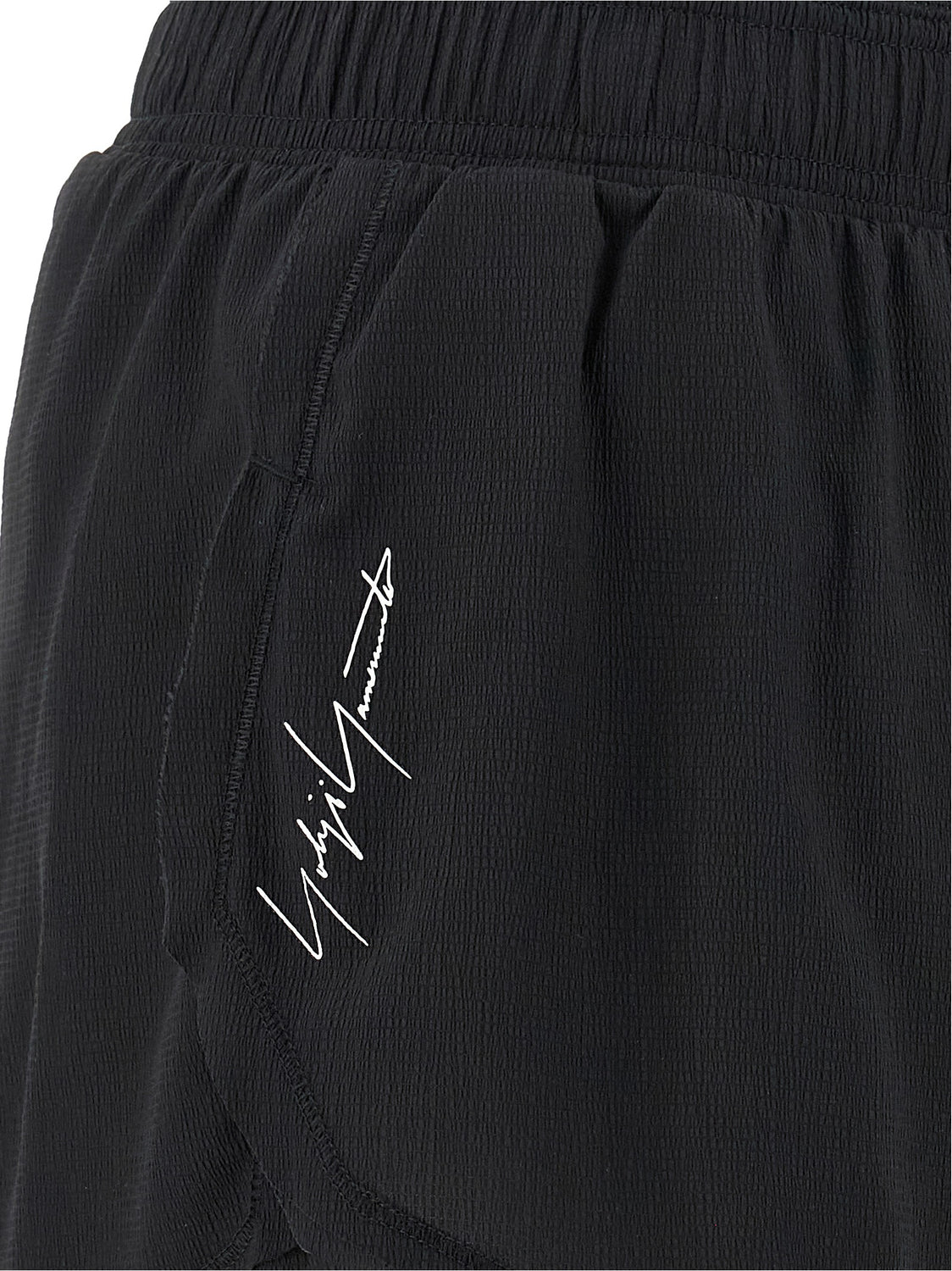 Black Polyamide Bermuda Shorts