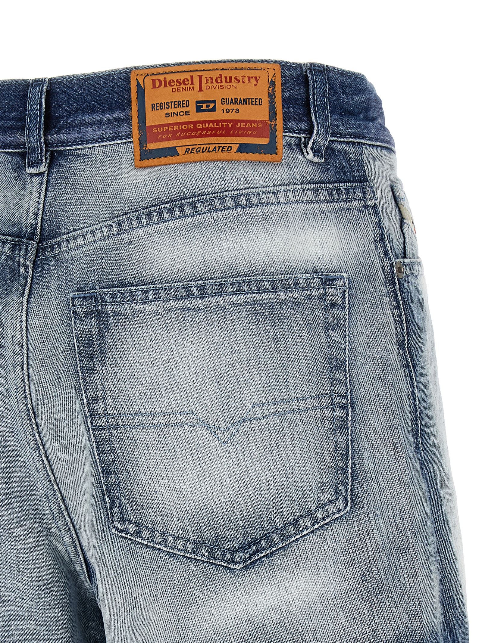 Blue Cotton Bermuda Shorts