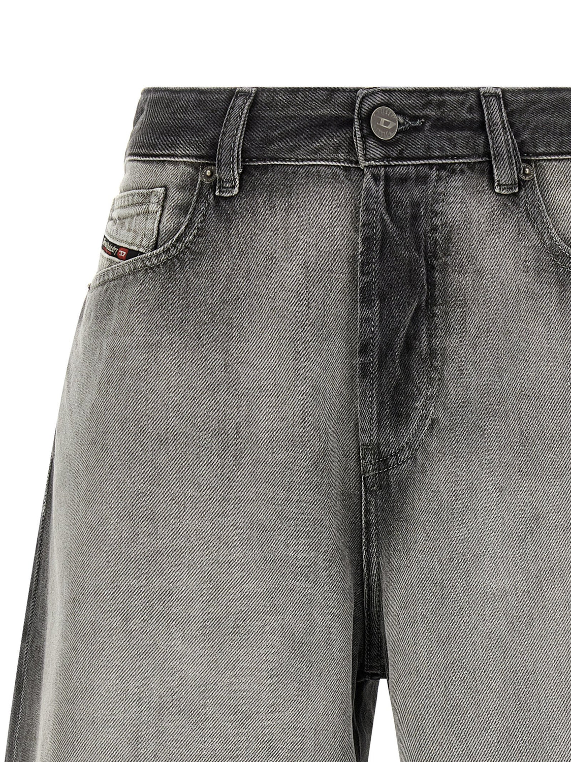 Gray Cotton Bermuda Shorts