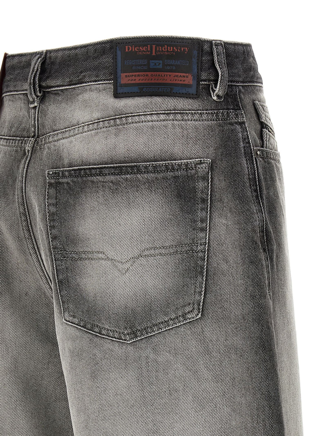 Gray Cotton Bermuda Shorts