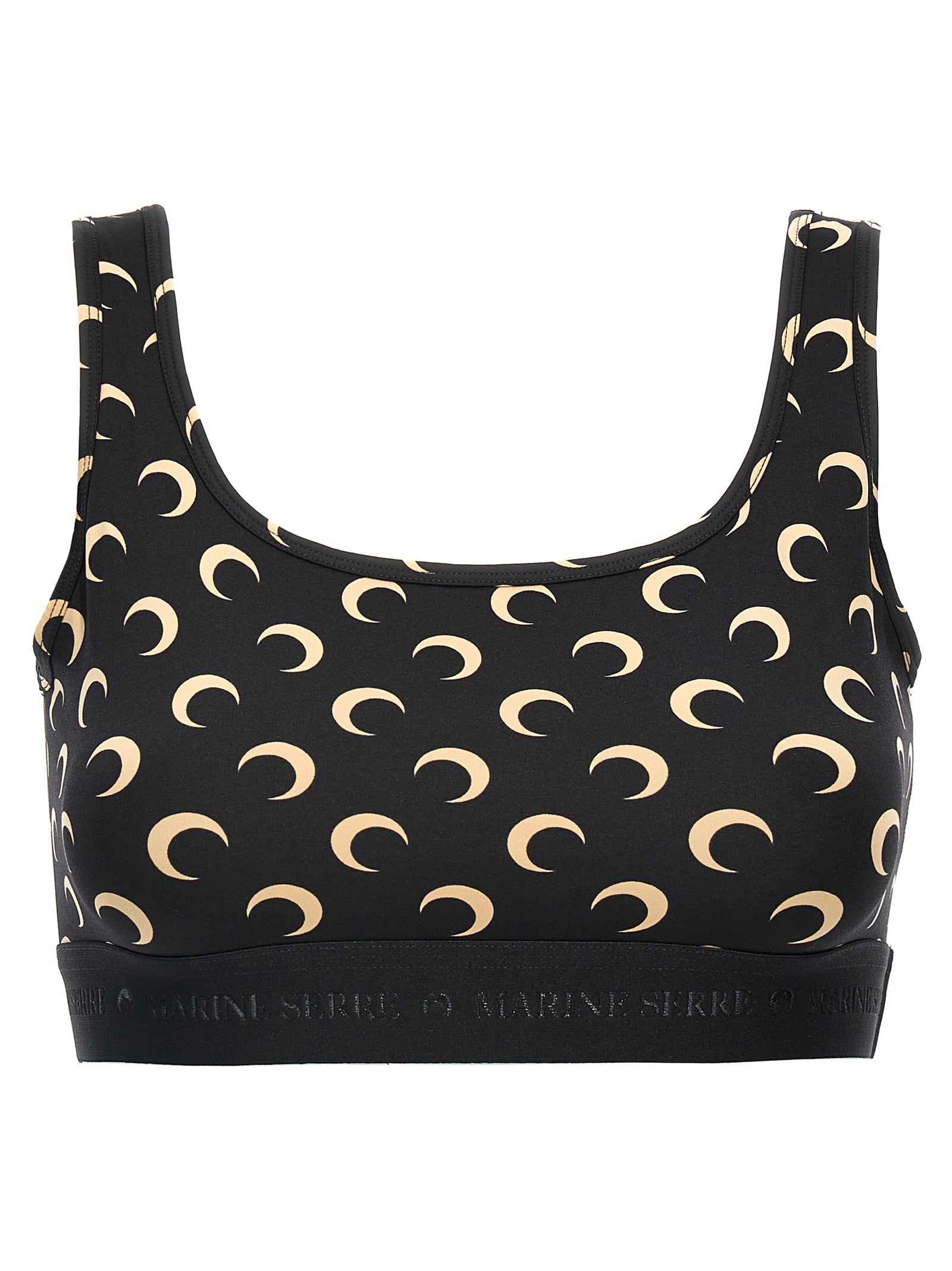 Black Polyamide Sport Bra