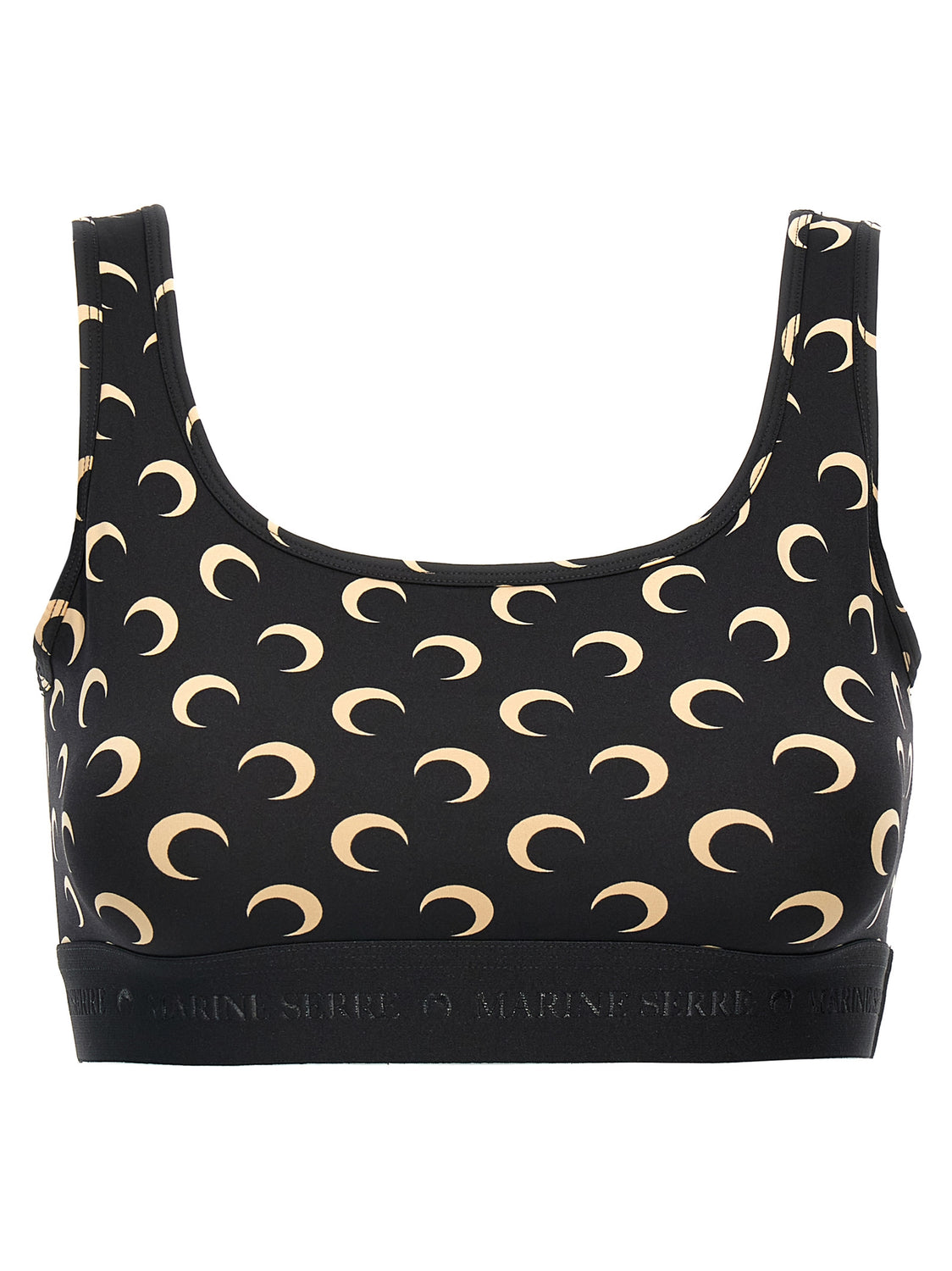 Black Polyamide Sport Bra