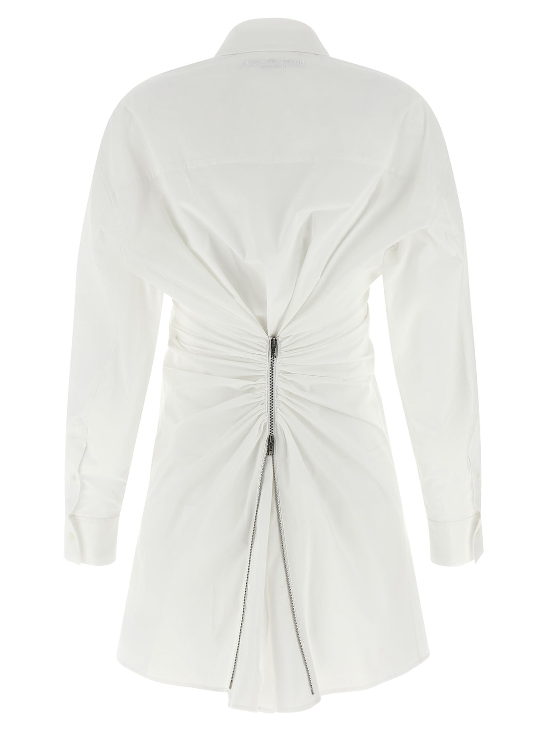 White Cotton Short Dress