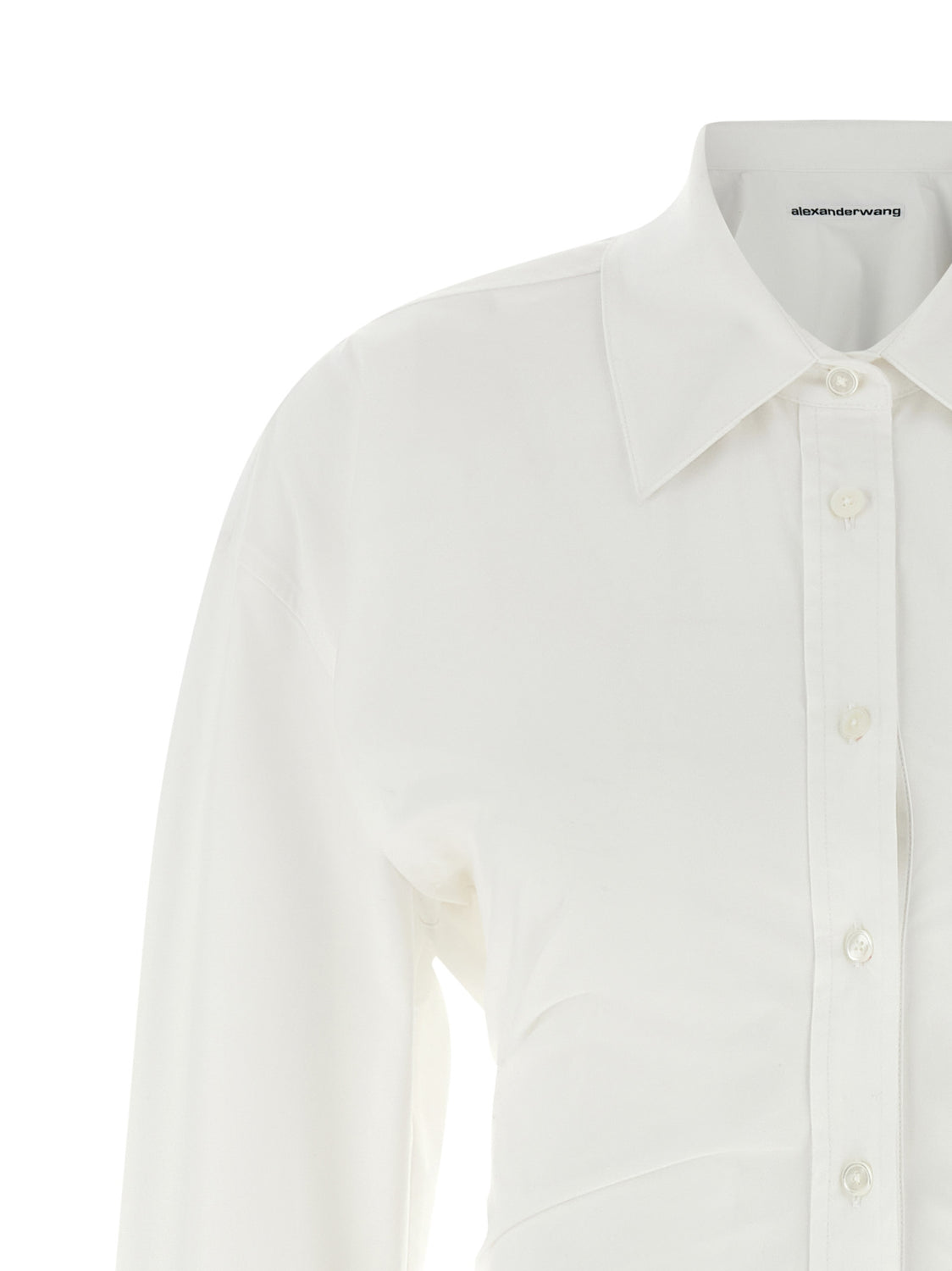 White Cotton Short Dress