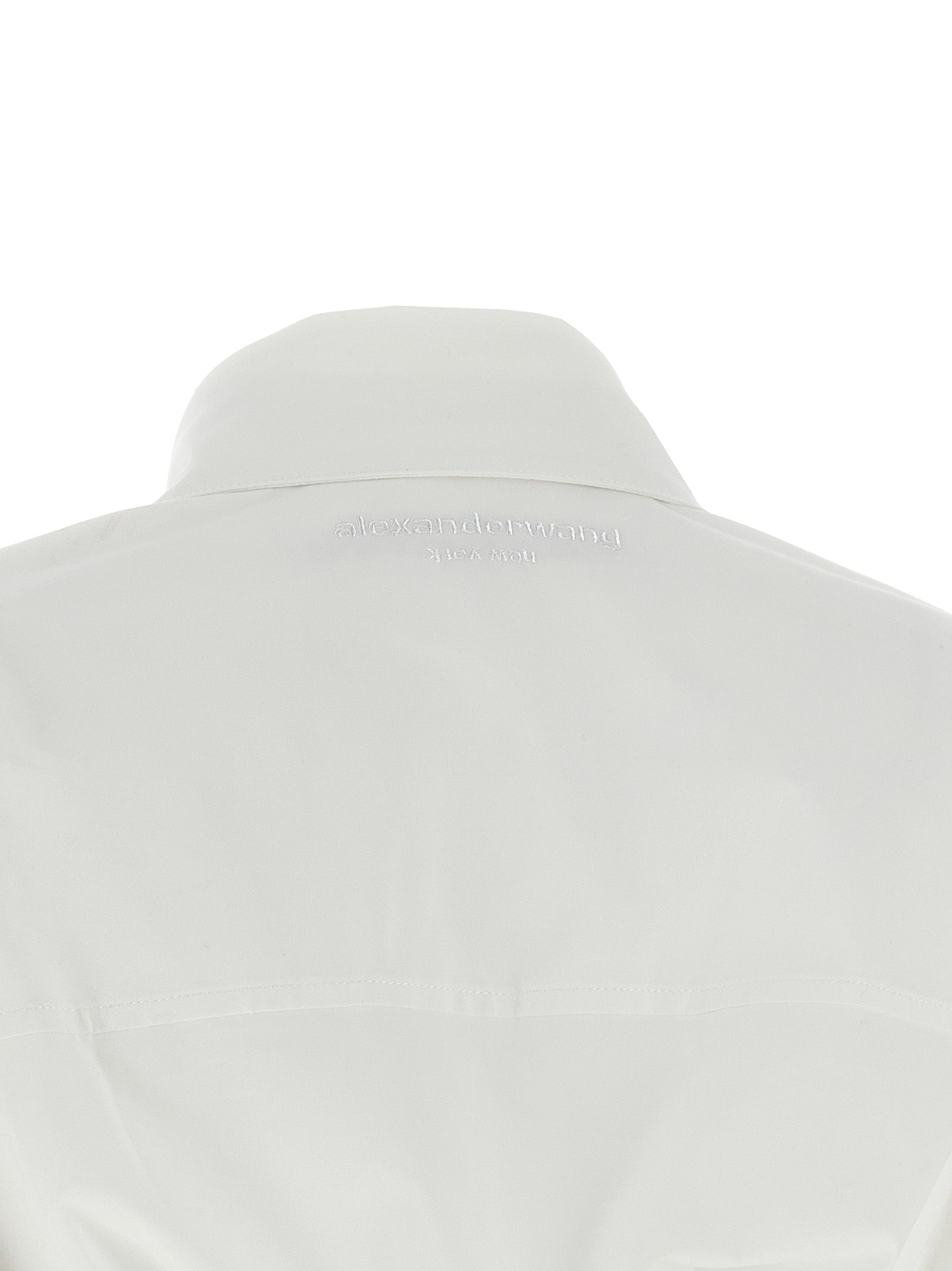 White Cotton Short Dress