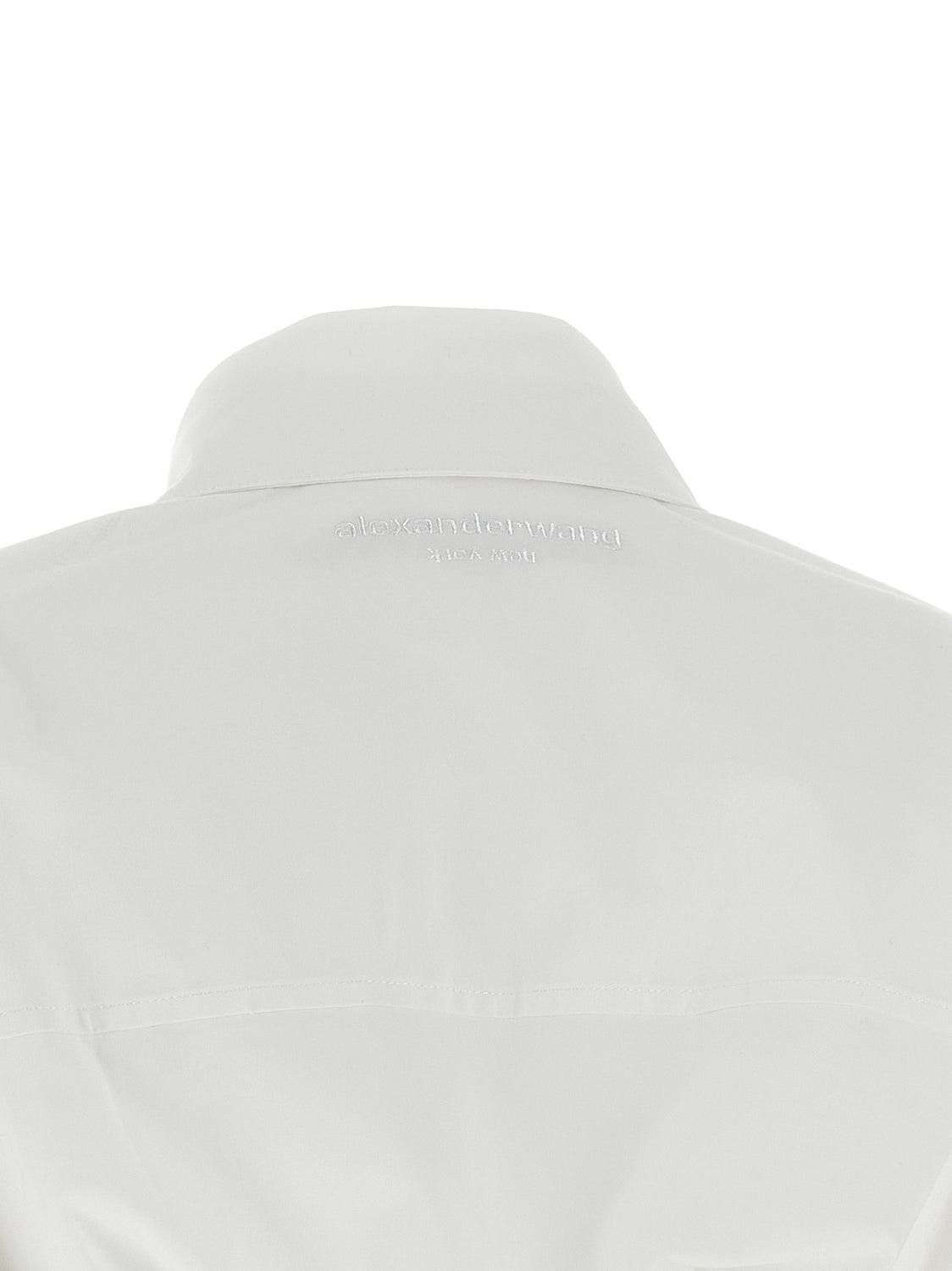 White Cotton Short Dress