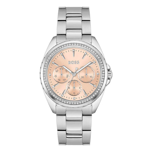 Gray Stainless Steel Dress Watch