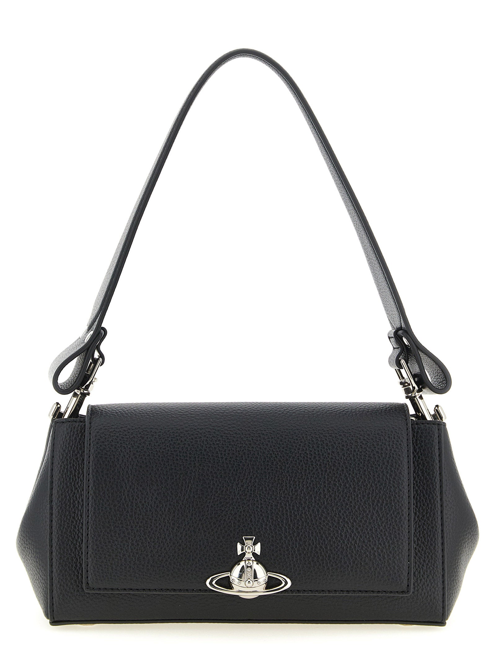 Black Polyethylene Shoulder Bag