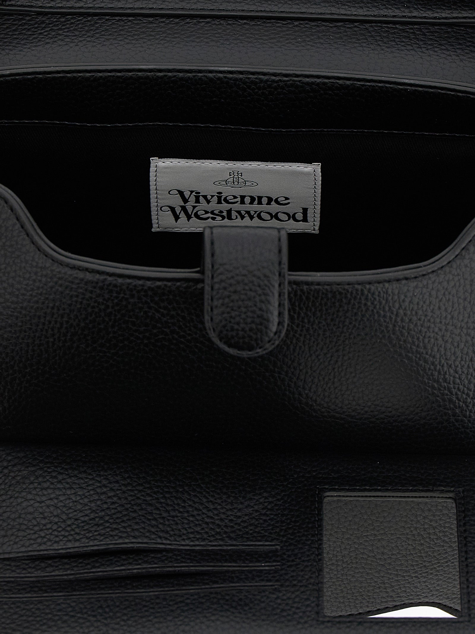 Black Polyethylene Shoulder Bag