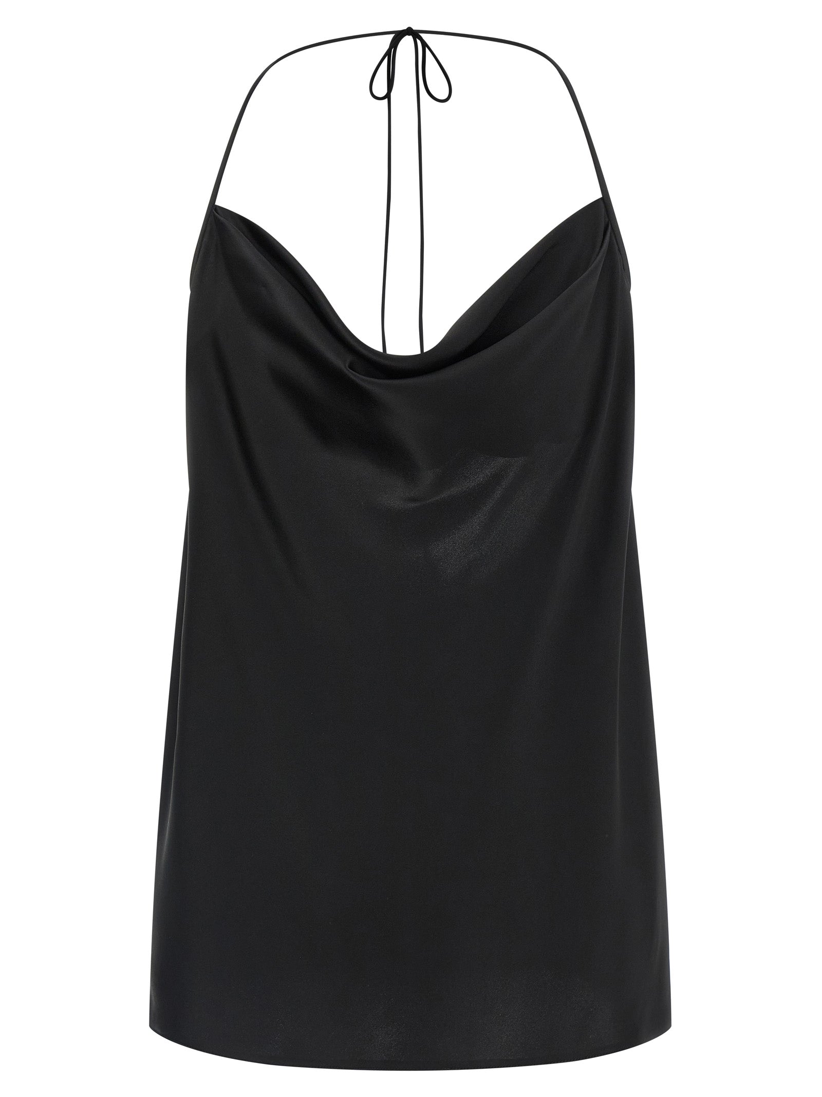 Black Silk Tank Tops