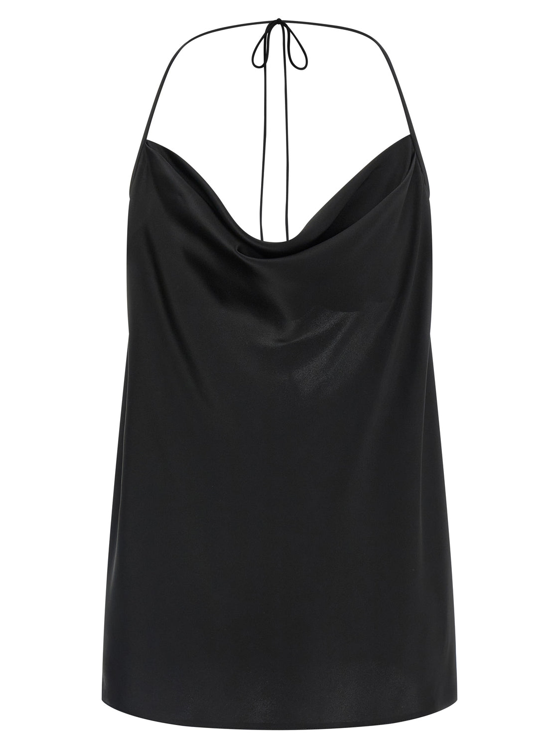 Black Silk Tank Tops